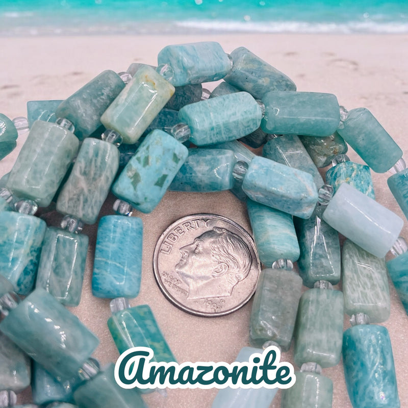 Rectangle Hand-Cut Amazonite