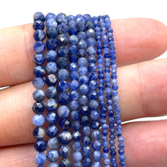 4mm Round Cut Sodalite