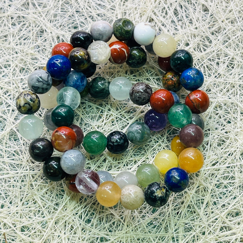 6mm Round Gemstone Rainbow