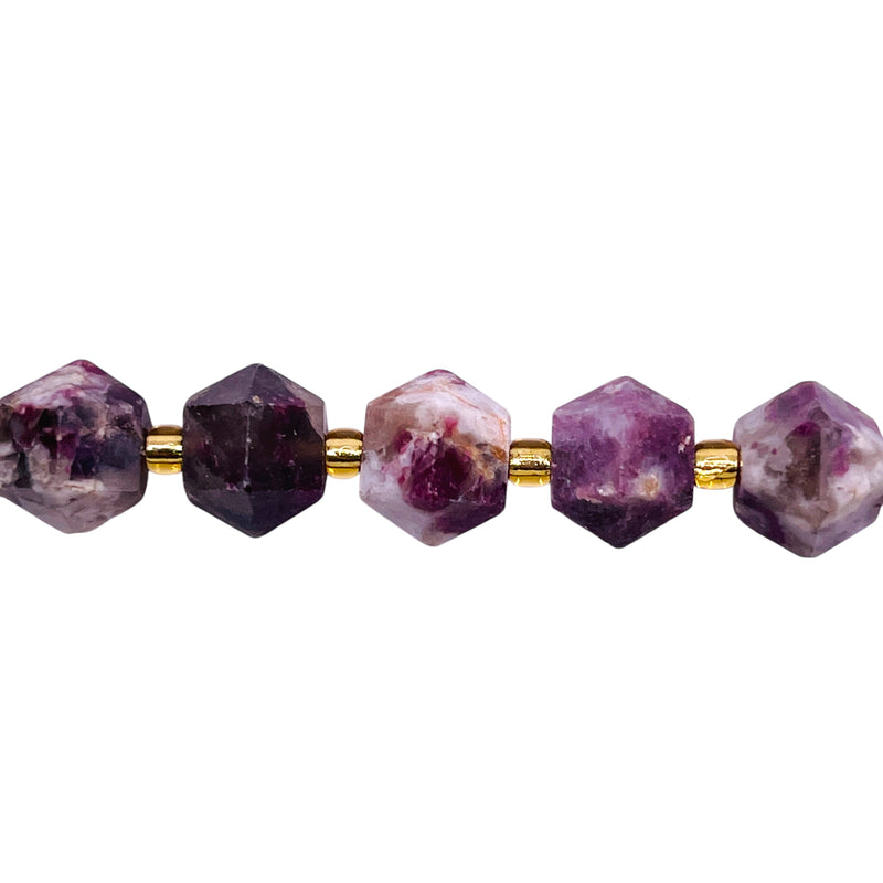 10x8mm Star Cut Plum Blossom Tourmaline