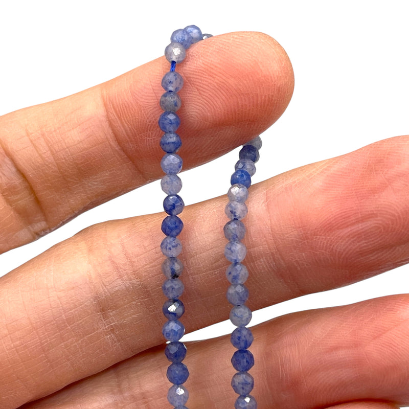 3mm Round Cut Blue Aventrine