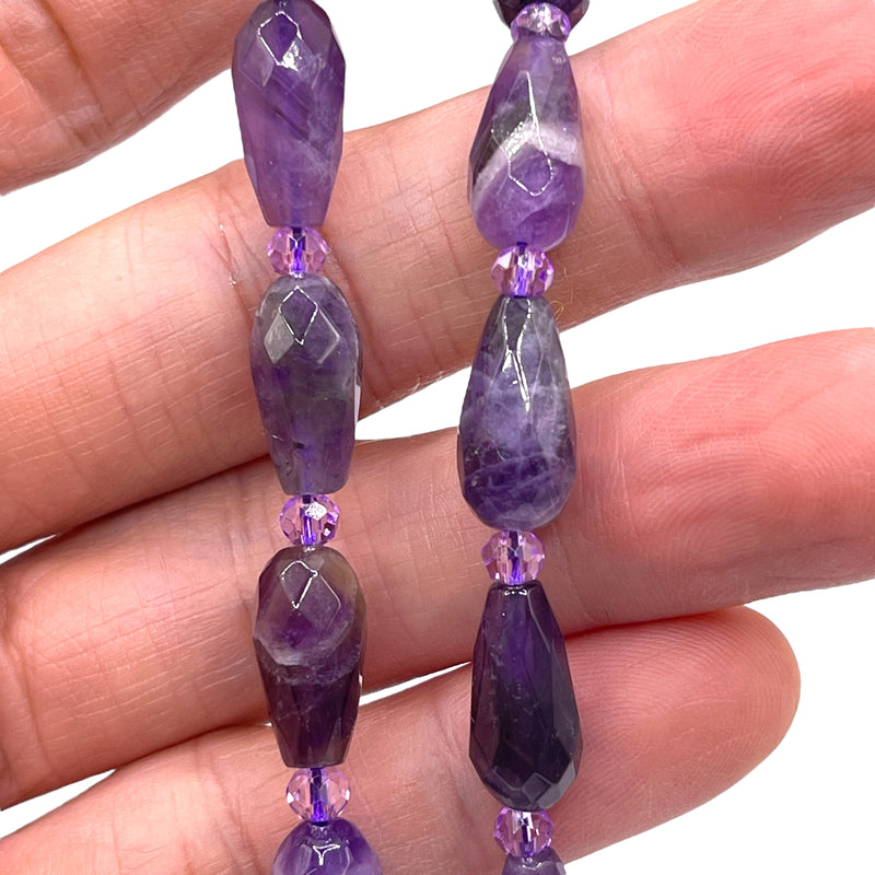 16x8mm Teardrop Amethyst