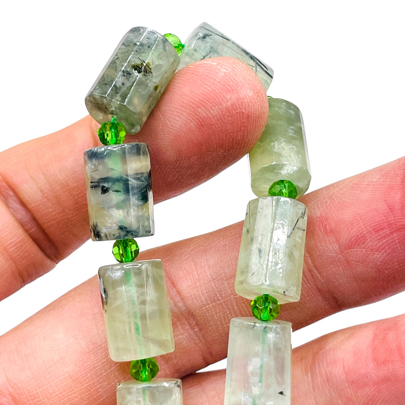 13x10mm Cylinder Prehnite