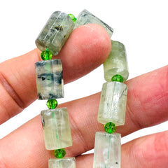 13x10mm Cylinder Prehnite