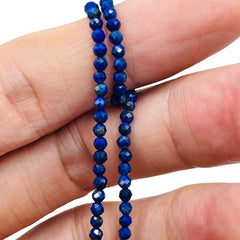 3mm Round Cut Lapis Lazuli