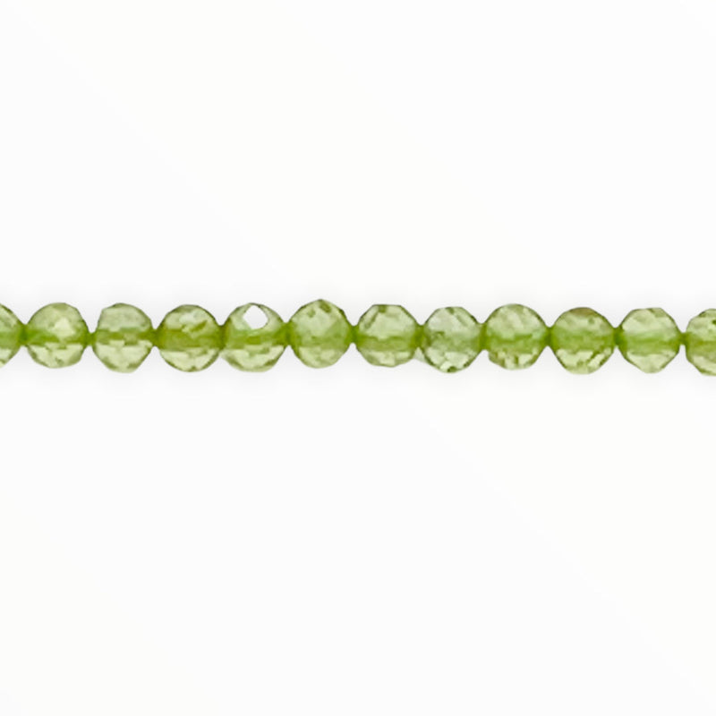 3mm Round Cut Peridot