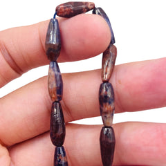 16x6mm Tear Drop Orange Sodalite