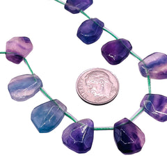 14mm Freeform Cut Fluorite