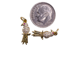 18x7mm Bird Charm