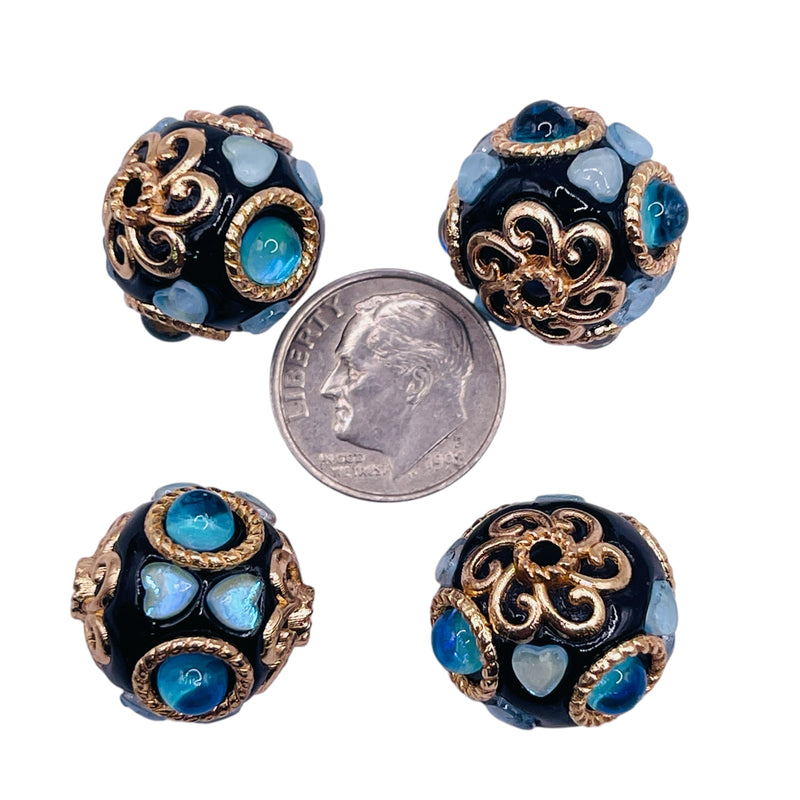 20mm Round Boho Handmade