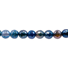 6mm Round Cut Agate Sapphire Shine