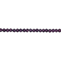 3mm Thunder Polish Glass Crystal Bicone Violet