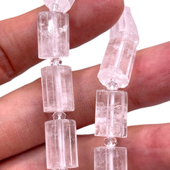 13x10mm Cylinder Clear Crystal