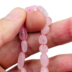 5 to 11mm Nugget Rose Quartz