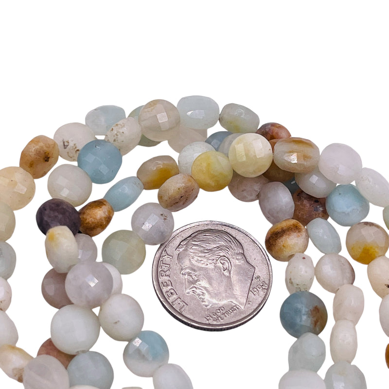 6mm Coin Cut Amazonite