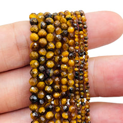 3mm Round Cut Tiger Eye