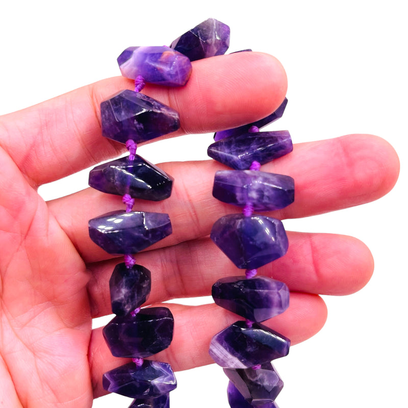 20mm Freeform Cut Amethyst