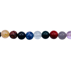 6mm Round Gemstone Rainbow