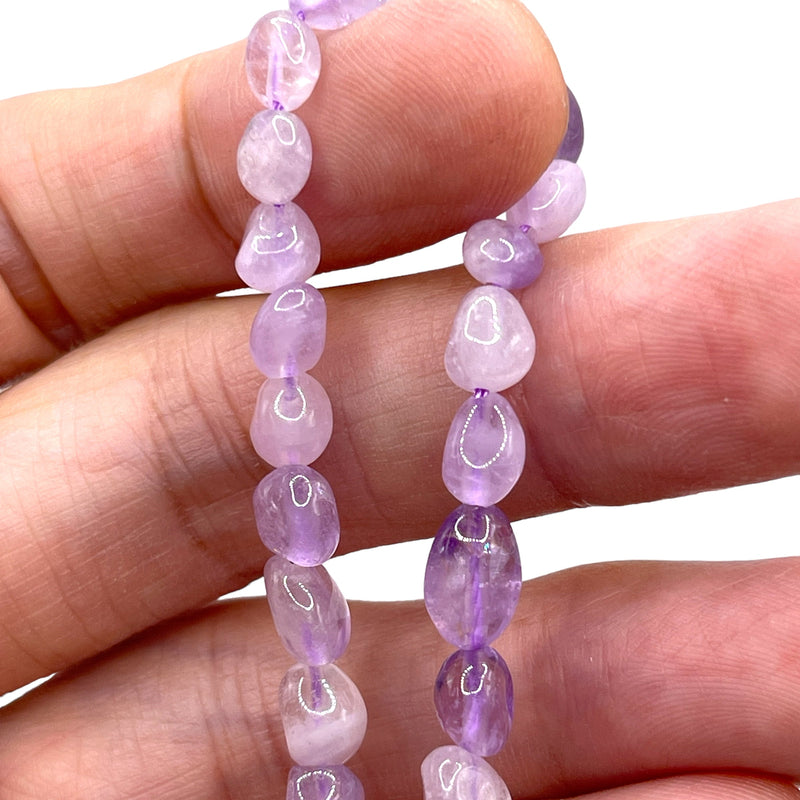 5 to 11mm Nugget Purple Jade Natural