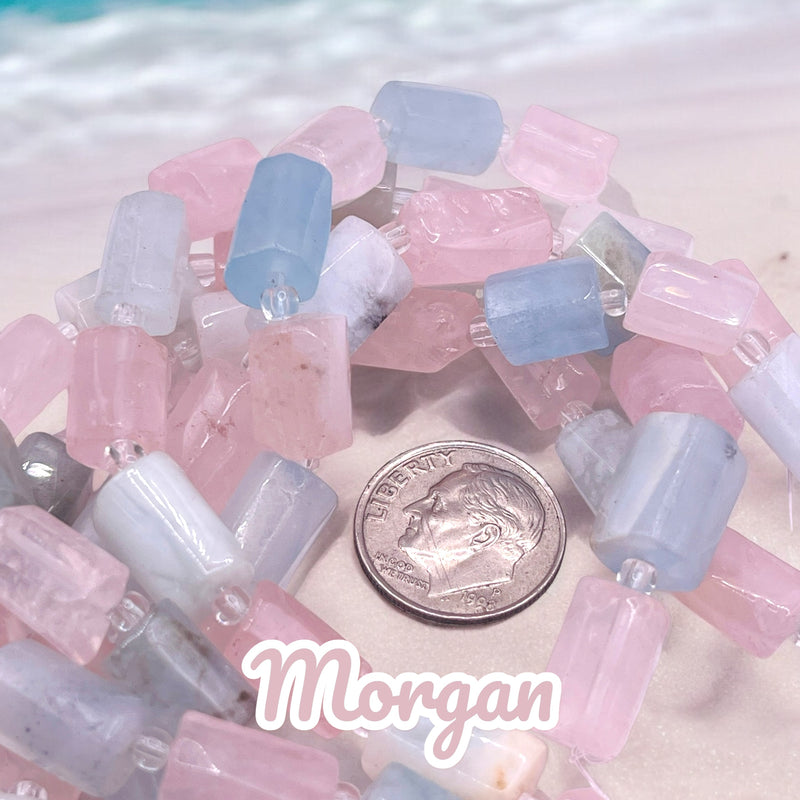 Rectangle Hand-Cut Morganite