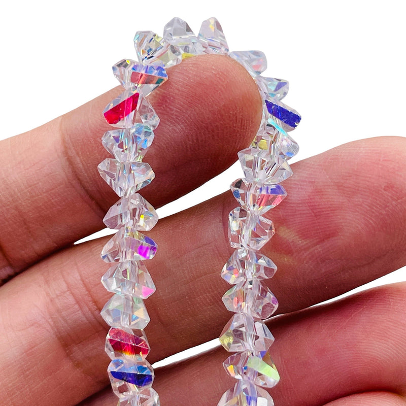 8mm Triangle Glass Crystal Package Deal