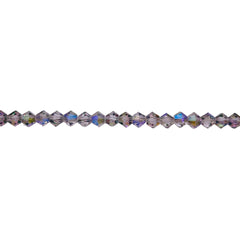 3mm Thunder Polish Glass Crystal Bicone Magic Purple