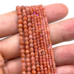 3mm Round Cut Plum Blossom Jasper