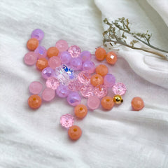 Thunder Polish Glass Crystal Pink Lady Bead Kits