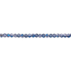 3mm Thunder Polish Glass Crystal Bicone Magic Blue