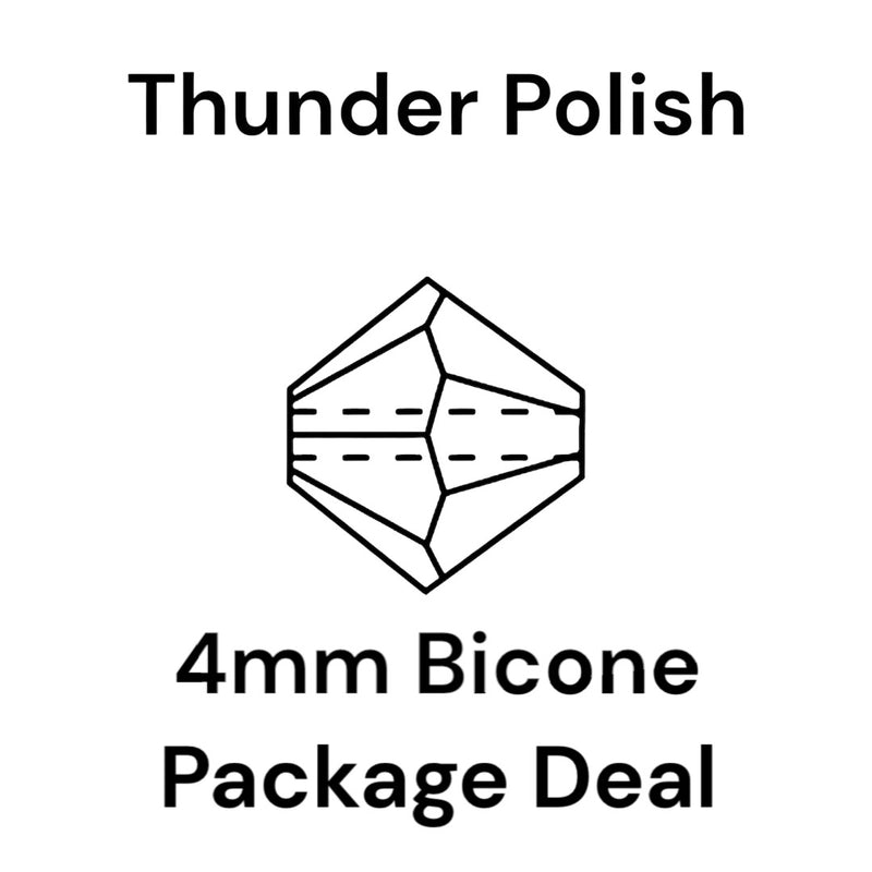 Thunder Polish 4mm Bicone Strand Package Deal