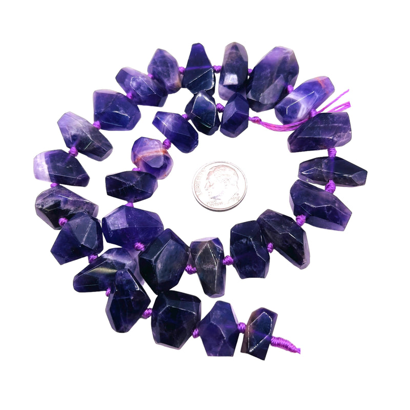 20mm Freeform Cut Amethyst