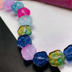 12mm Flower Lampwork Glass