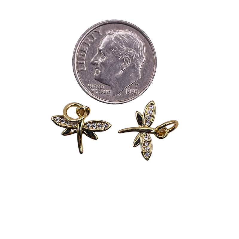 13x11mm Dragonfly Charm