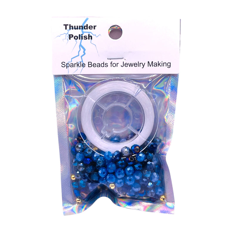 Thunder Polish Glass Crystal Sapphire Bead Kits