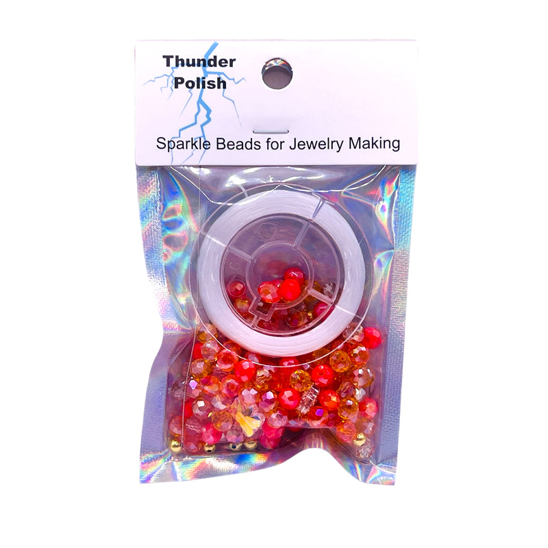 Thunder Polish Glass Crystal Pumpkin Bead Kits