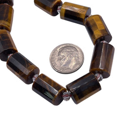 13x10mm Cylinder Tiger Eye