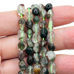 5 to 11mm Nugget Green Phantom Quartz