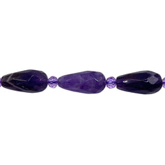 16x8mm Teardrop Amethyst