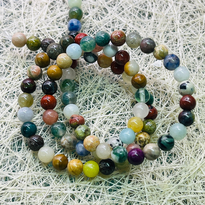 4mm Round Gemstone Rainbow