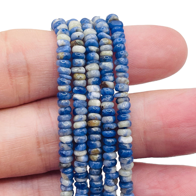 4x2mm Roundel Sodalite