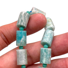 13x10mm Cylinder Amazonite