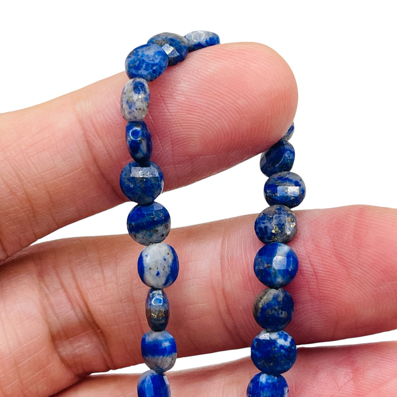 6mm Coin Cut Lapis Lazuli