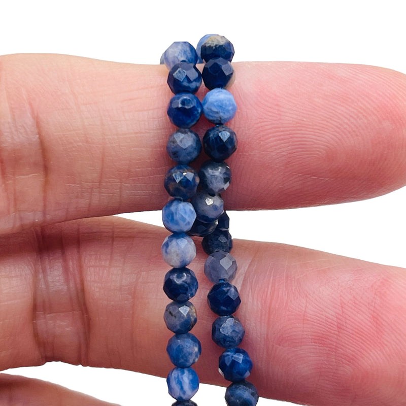 4mm Round Cut Sodalite