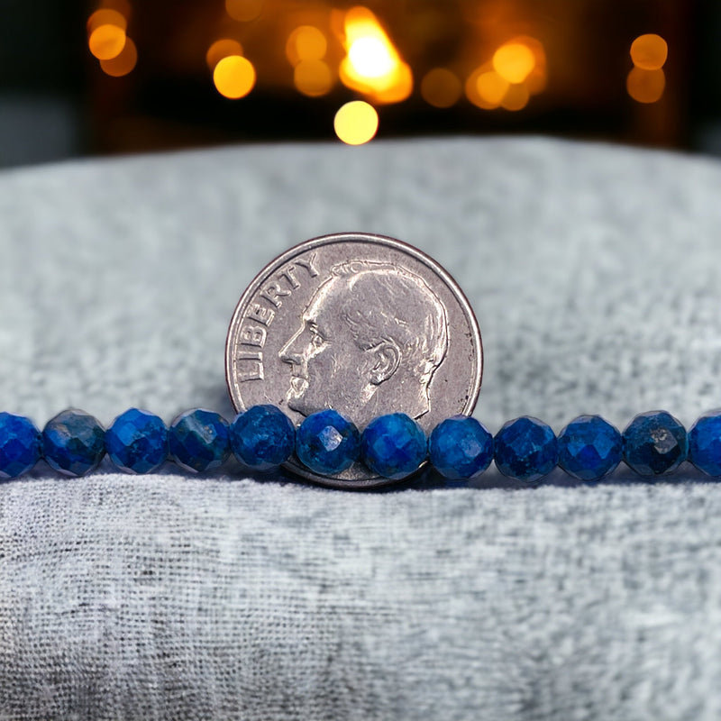 4mm Round Cut Lapis Lazuli