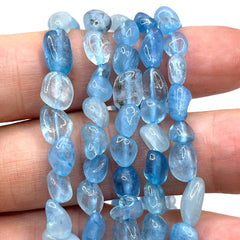 5 to 11mm Nugget Aquamarine