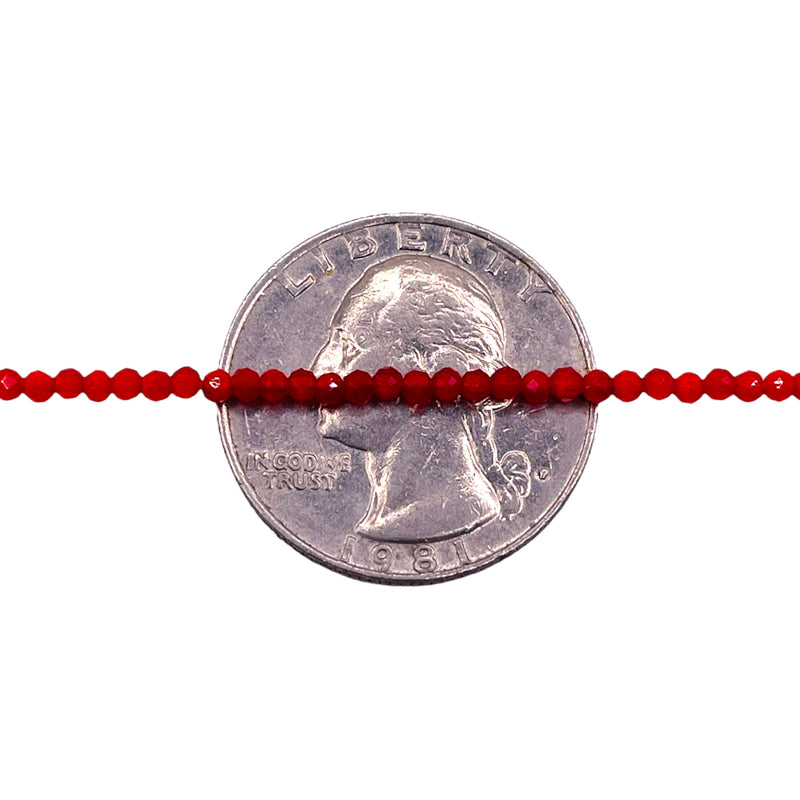 2mm Thunder Polish Round Cut Red