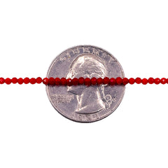 2mm Thunder Polish Round Cut Red