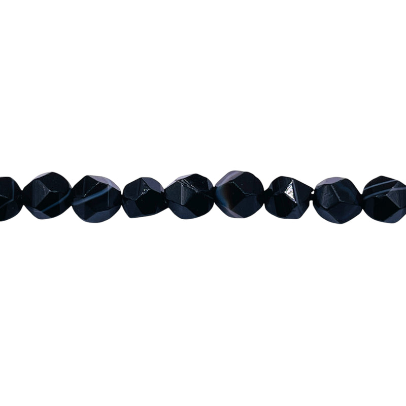 6mm Round Cut Black Agate