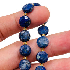 10mm Coin Cut Lapis Lazuli