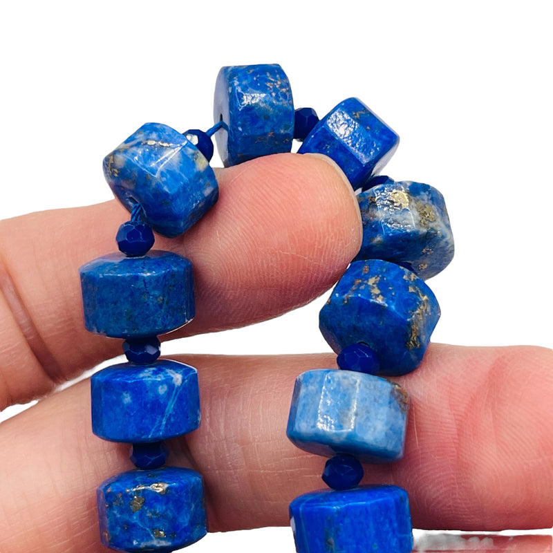 12x9mm Cylinder Cut Lapis Lazuli